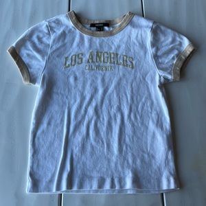 Los Angeles crop top